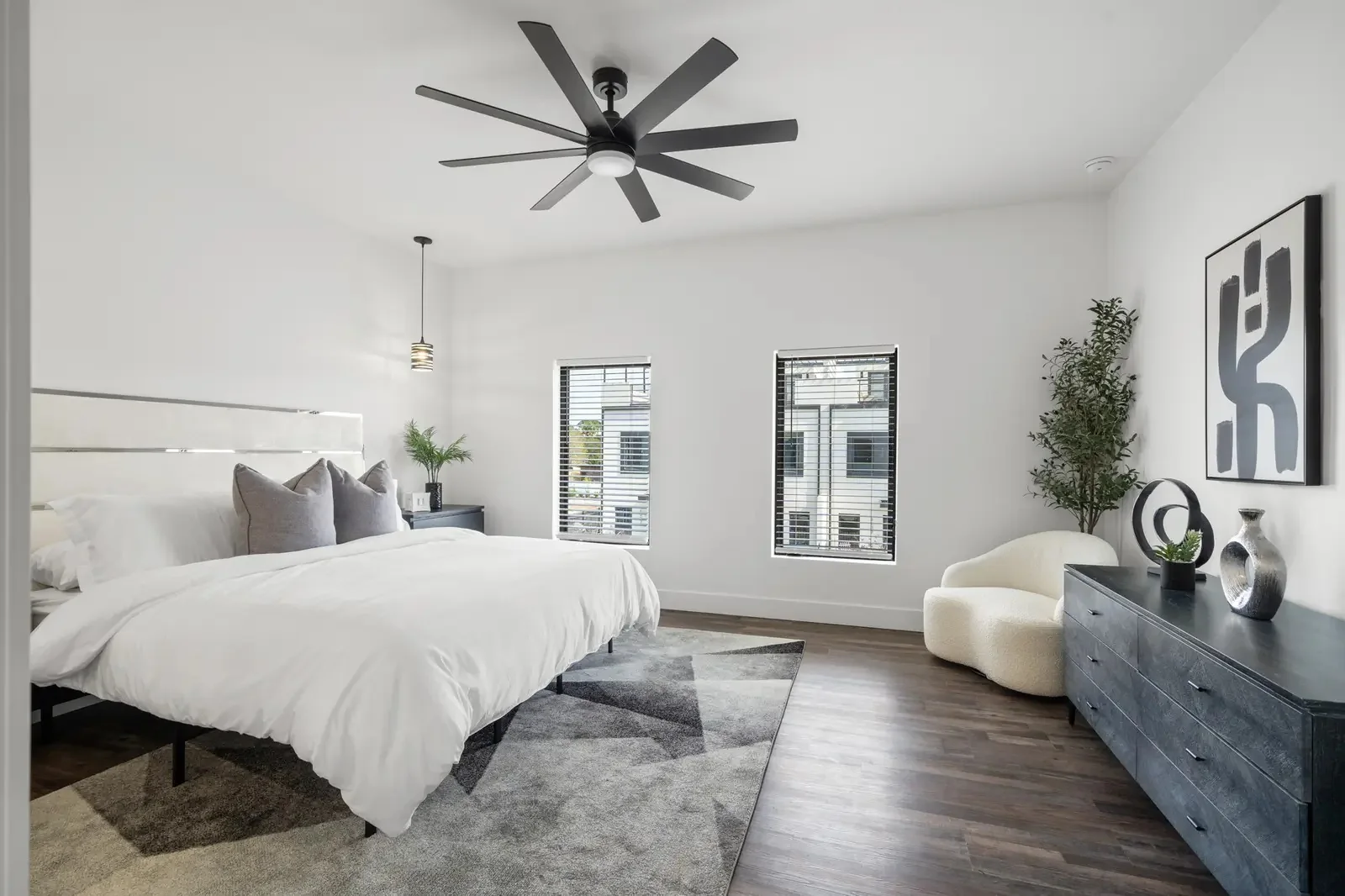 Floor plans interior residence bedroom at Latitudes in the Park, Pinellas Park, Florida