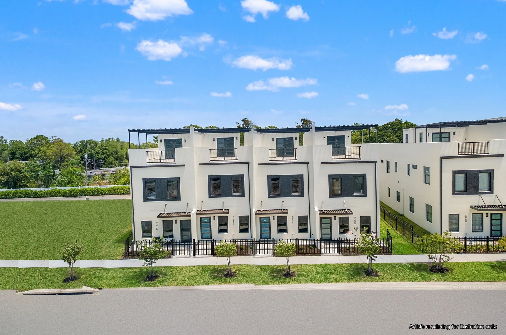 Artist rendering of Phase III residences at Latitudes in the Park